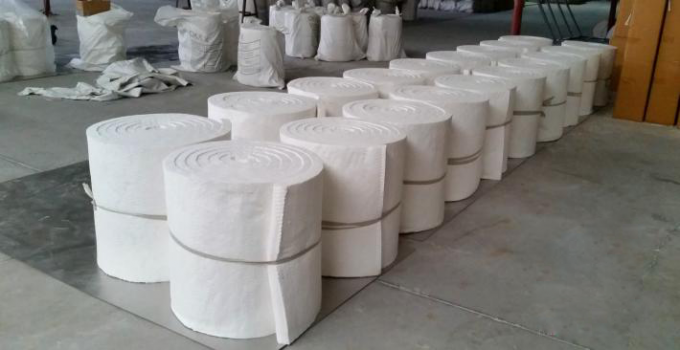 Couverture de fibre en céramique de couverture isolante d'utilisation de chaudière industrielle