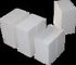 Briques réfractaires de four blanc matériel à couleur d'AZS, brique réfractaire isolante résistante à la chaleur