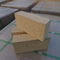 Briques résistantes à la chaleur adaptées aux besoins du client de taille, couleur jaune naturelle élevée de briques réfractaires d'alumine
