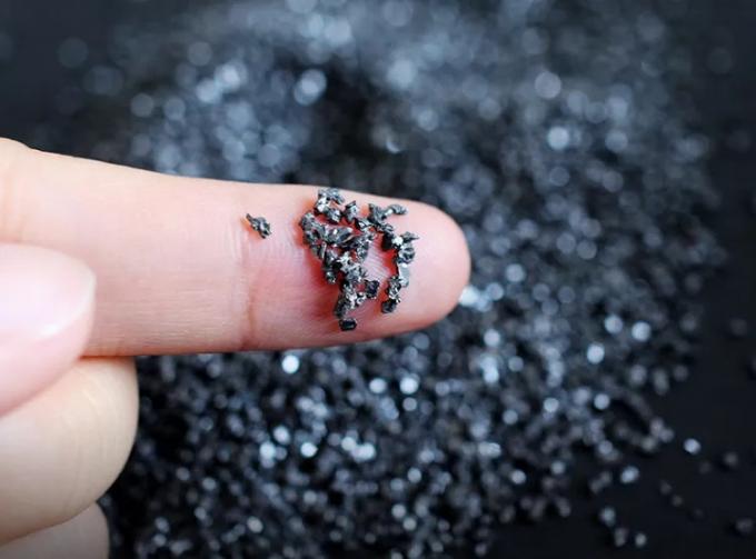 Poudre de sic réfractaire 99% pureté Carborundum Gravier de carbure de silicium Poudre abrasive 0
