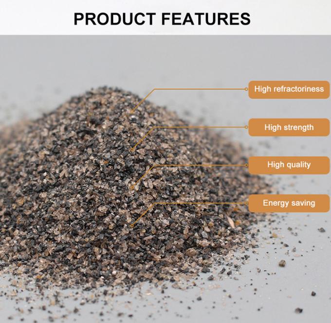 56-58% Al2o3 réfractaire Andalusite Prix 0-1mm 1-3mm 200mesh Matières premières réfractaires 1