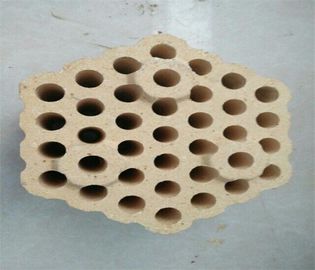 12 briques d'argile réfractaire de contrôleur de trous, brique réfractaire isolante de trellis pour le fourneau chaud de souffle