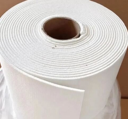 Produit d'usine 2 mm 10 mm Matériau réfractaire en fibre de céramique joints en laine 1260c Isolation papier en fibre de céramique thermique