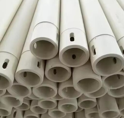 Pipe en céramique réfractaire à haute température 99% Al2o3 en aluminium rouleau en céramique pour four en céramique