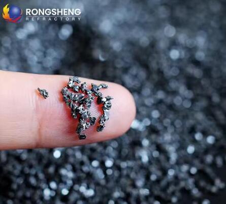 Poudre de carbure de silicium de haute pureté 98,5% Sic Carborundum Gravier noir vert Poudre de carbure de silicium pour abrasifs et réfractaires