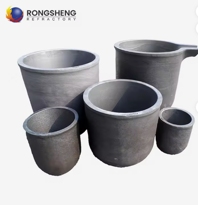 Grand creuset Sic en carbure de silicium, approvisionnement d'usine, 50kg, 350kg, Pot Sagger, pour la fusion de la fonte