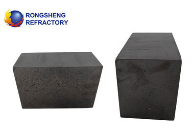 Brique de carbone de magnésie de conduction thermique, blocs élevés de réfractaire de résistance de laitier basique