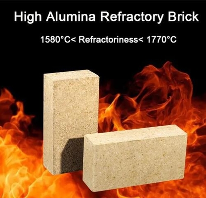 Briques réfractaires de forme personnalisée 230x114x65 mm Taille standard Briques de feu pour four en céramique à haute température