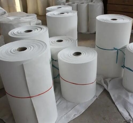 Produit d'usine 2 mm 10 mm Matériau réfractaire en fibre de céramique joints en laine 1260c Isolation papier en fibre de céramique thermique