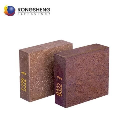 Briques à haute résistance au magnésium ferro spinel à feu Briques réfractaires à magnésium-hercynite Spinel pour l'industrie du ciment