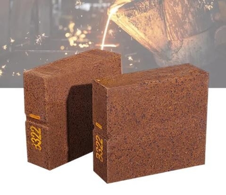 Briques à haute résistance au magnésium ferro spinel à feu Briques réfractaires à magnésium-hercynite Spinel pour l'industrie du ciment