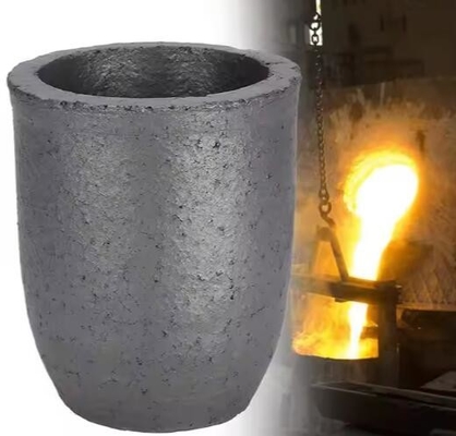 Forneau de fusion par induction Sic Saggar Carbide de silicium Graphite Crucible pour la fusion du cuivre de l'aluminium de l'or