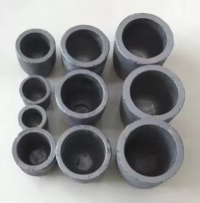 Forneau de fusion par induction Sic Saggar Carbide de silicium Graphite Crucible pour la fusion du cuivre de l'aluminium de l'or