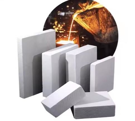 Plaque résistante à la chaleur en silicate d'aluminium 20 mm 50 mm 1430 degrés Plaques isolantes inorganiques en fibres céramiques