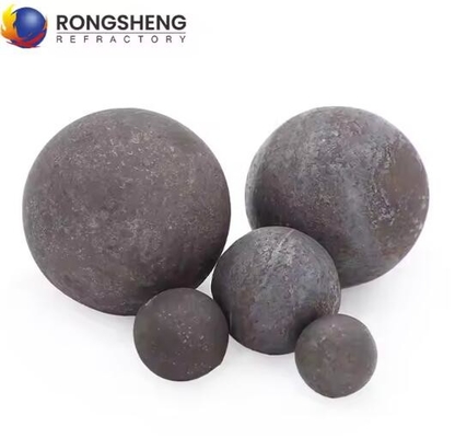 Prix d'usine 30mm 50mm 100mm de meulage des boules minières en acier forgé boule pour le moulin à boules