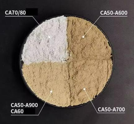Ciment de calcium aluminate réfractaire Ca50 Ca60 Ca70 C80 Ciment à feu à haute teneur en aluminium pour fonte réfractaire