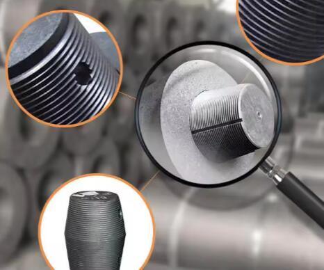 Électrodes de graphite de haute qualité L1800-2700mm UHP HP RP électrode de graphite de carbone pour fourneau Eaf Lf
