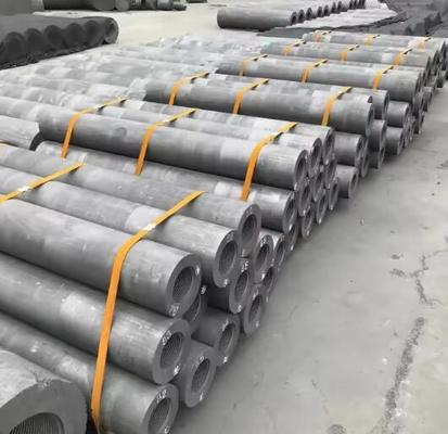 Électrodes de graphite de haute qualité L1800-2700mm UHP HP RP électrode de graphite de carbone pour fourneau Eaf Lf