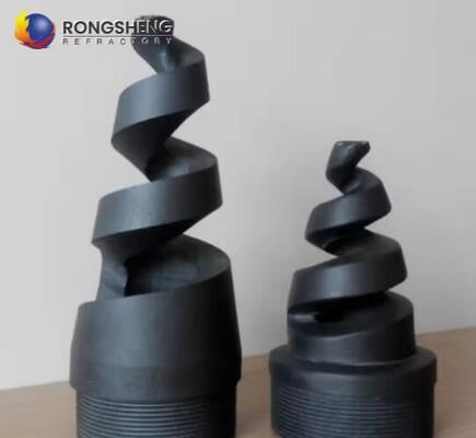 Tuyaux spiraux en céramique au carbure de silicium Si3N4 Tuyaux de gaz de pulvérisation au nitrate de silicium