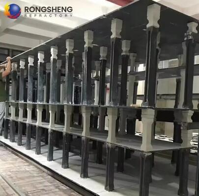 Plaques de carbure de silicium personnalisées carré rond SIC,SSSIC,RBSIC plaque de nitrure de silicium lié à carbure de silicium étagère de four pour four en céramique