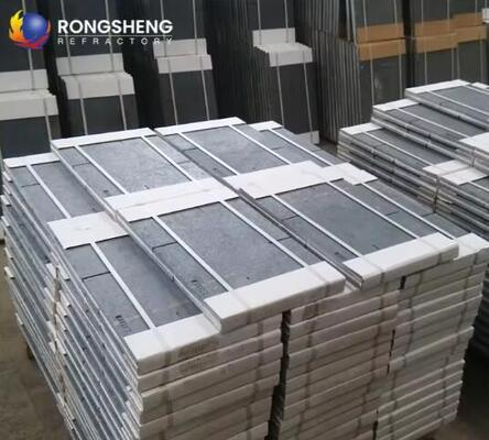 Plaques de carbure de silicium personnalisées carré rond SIC,SSSIC,RBSIC plaque de nitrure de silicium lié à carbure de silicium étagère de four pour four en céramique