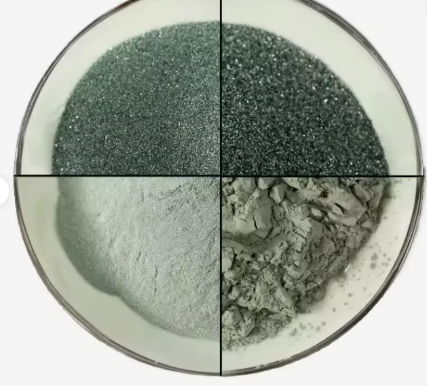 RONGSHENG – poudre de carbure de silicium vert de haute pureté, grain abrasif 240 #360 # F1200, céramique réfractaire 1900 haute résistance