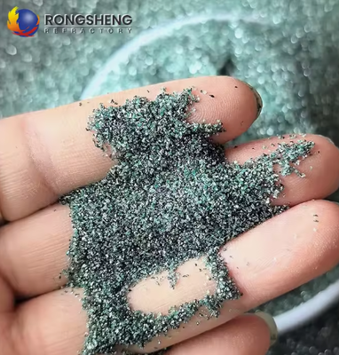 RONGSHENG – poudre de carbure de silicium vert de haute pureté, grain abrasif 240 #360 # F1200, céramique réfractaire 1900 haute résistance