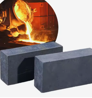 Briques réfractaires à hautes températures de carbure de silicium liées par nitrure de silicium de brique de SiC pour le revêtement de four de haut fourneau